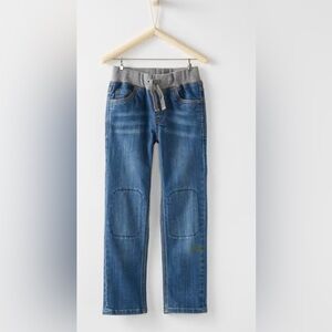 Hanna Andersson Pull On Jeans- medium dark wash